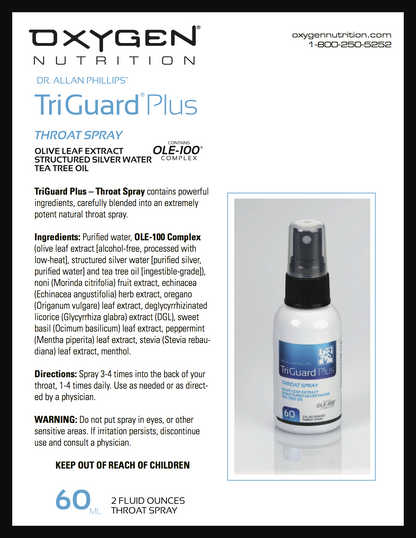 TriGuard Plus Throat Spray (NZD incl GST - Trade NZ)